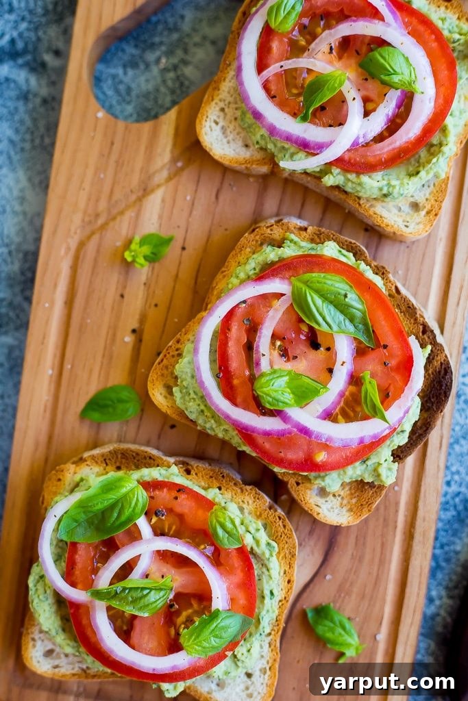 Vibrant Lemon-Basil White Bean & Tomato Toasts 2 Fresh Basil Lemon White Bean Toasts with Juicy Tomatoes: A Quick and Healthy Summer Appetizer