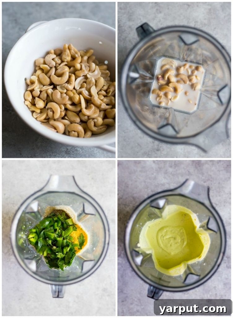 Fiery Vegan Jalapeno Ranch 3 Vegan Jalapeno Ranch Dressing - Step-by-Step Preparation