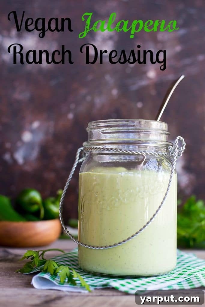 Fiery Vegan Jalapeno Ranch 4 Cashew Jalapeno Ranch Dressing - Perfect for Dips