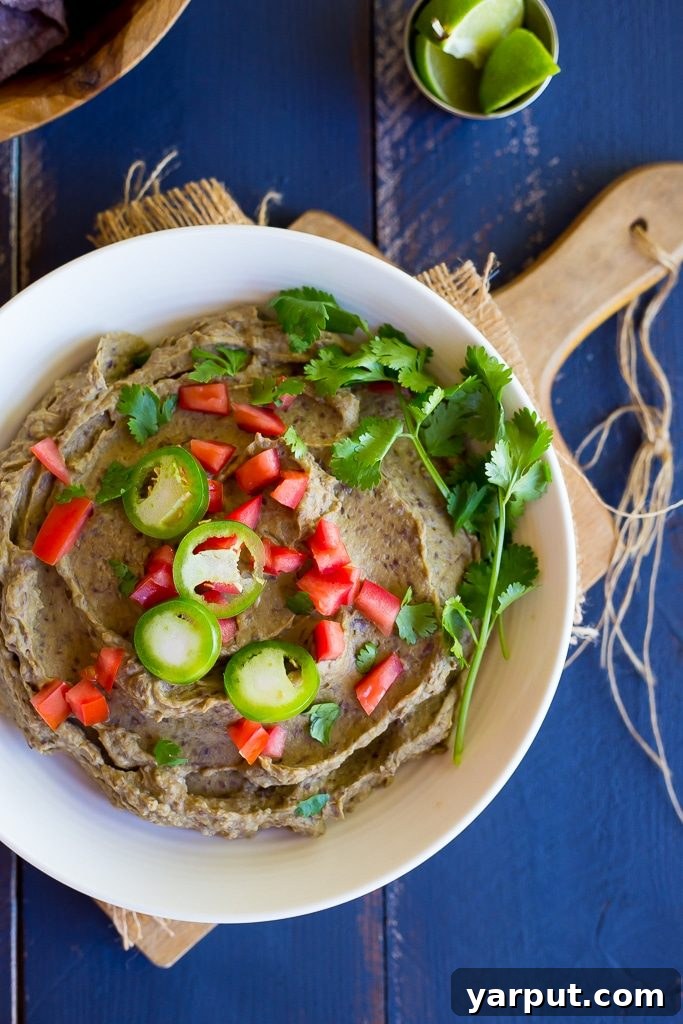 Velvety Black Bean Avocado Dip in Just Five Minutes 2 5-Minute Black Bean & Avocado Dip Main