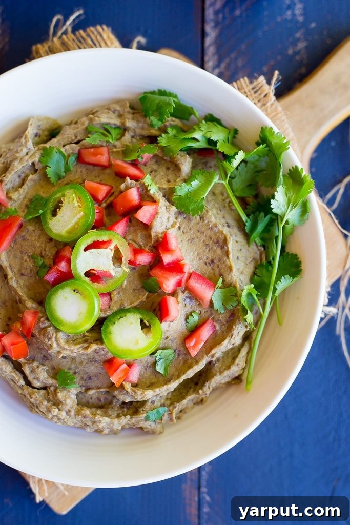Velvety Black Bean Avocado Dip in Just Five Minutes 3 5-Minute Black Bean & Avocado Dip-4201