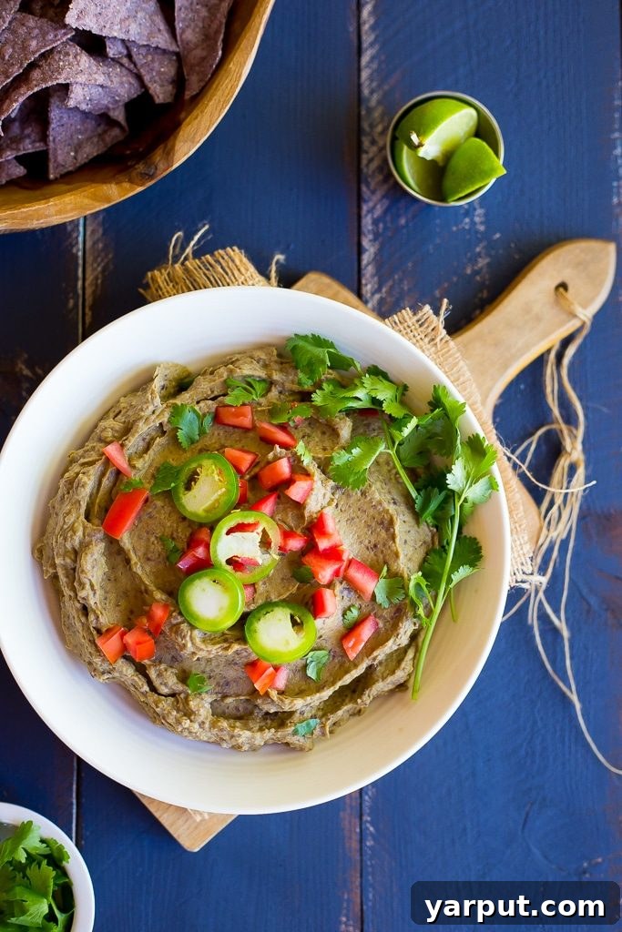 Velvety Black Bean Avocado Dip in Just Five Minutes 4 5-Minute Black Bean & Avocado Dip-4120