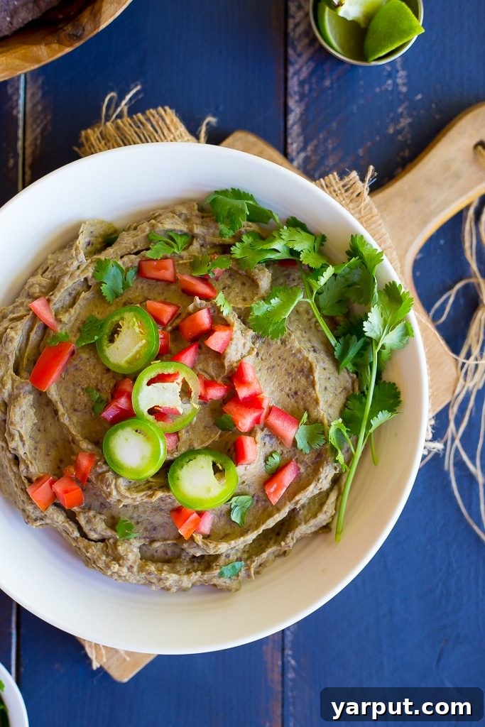 Velvety Black Bean Avocado Dip in Just Five Minutes 5 5-Minute Black Bean & Avocado Dip-4141