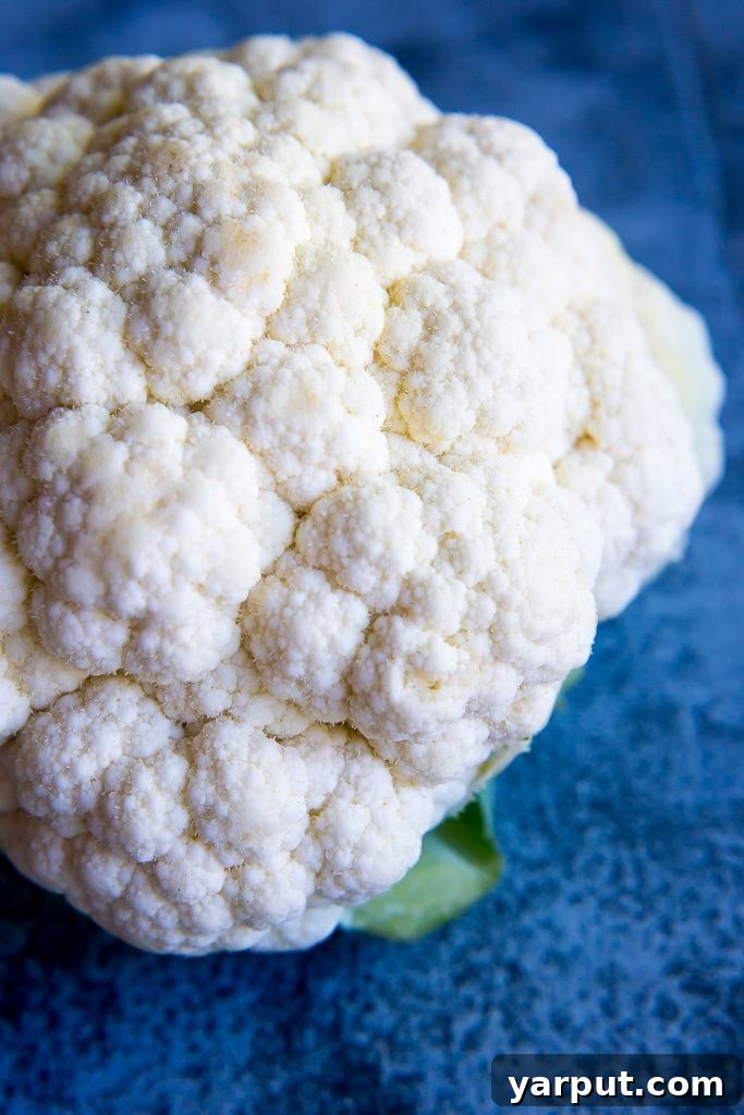 Smoky Cauliflower with Zesty Chimichurri 3 Roasted Cauliflower with Chimichurri Sauce-3667