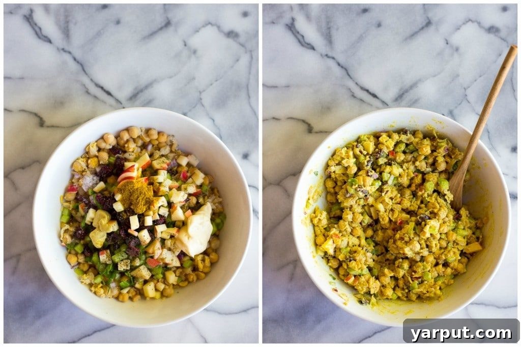 Golden Curry Chickpea Sandwiches 3 These Curried Chickpea Salad Sandwiches only take about 10 minutes to make and have the most amazing flavors! You will be eating them for lunch all winter long! {gluten free, vegan}