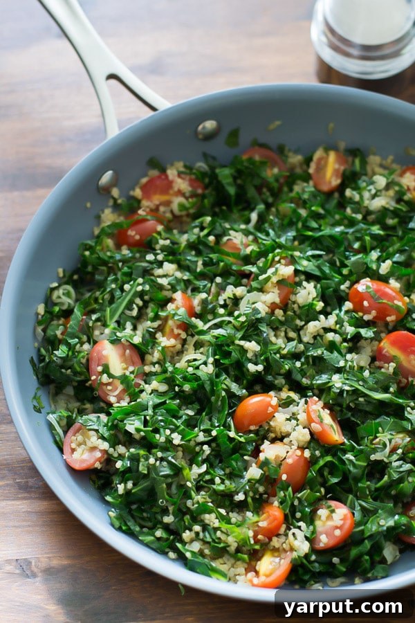 Hearty Collard Greens, representing wealth and prosperity for the New Year