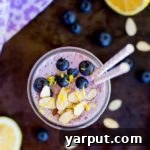 Lemon, Wild Blueberry & Almond Protein Smoothie