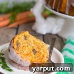 Gluten-Free Carrot Pound Cake with Coconut Milk Icing