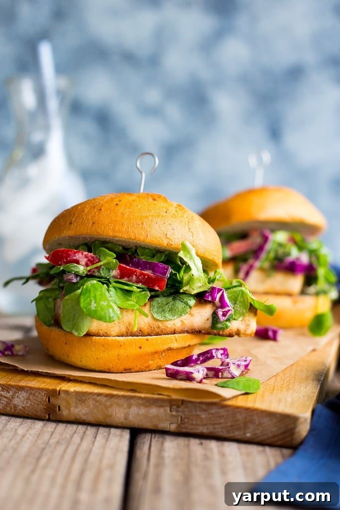 Speedy Plant Based Suppers 6 Crispy Tofu Sandwiches with Sweet Pea Greens Peanut Slaw