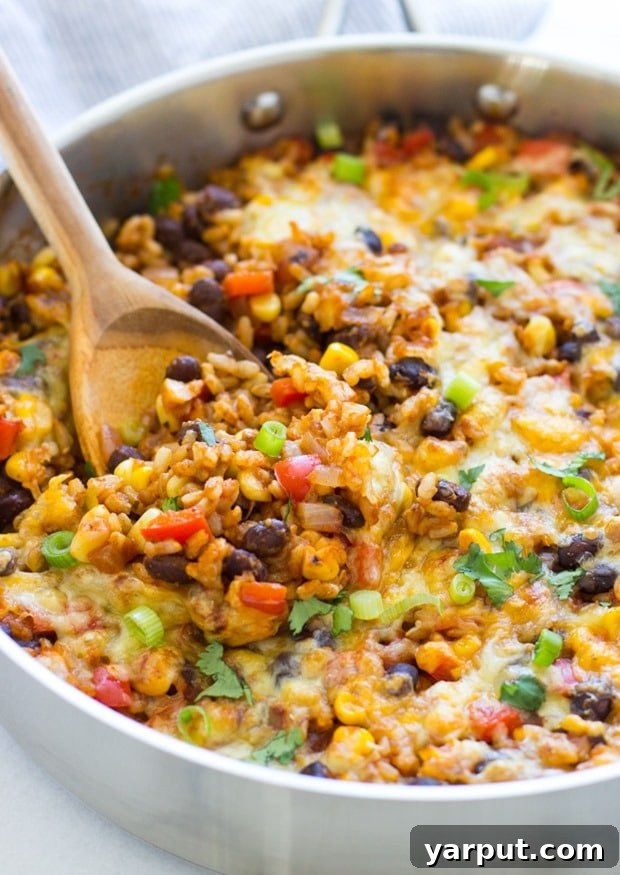 Speedy Plant Based Suppers 7 One-Pan Mexican Rice Casserole