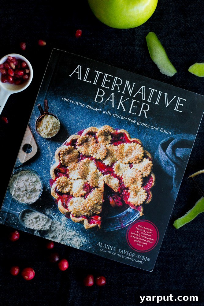 Wholesome Teff-Topped Orchard Berry Crisp 3 These Apple Crisps with Cranberry and Pomegranate are a delicious and easy dessert that you don't have to feel guilty about! Their' made gluten free using Teff flour and can be made in individual sizes! Recipe is from the Alternative Baker cookbook.