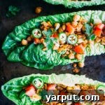 Healthy Taco Chickpea Lettuce Wraps