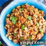 One Pot Loaded Vegetarian Chili Mac
