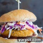 Delicious BBQ Cauliflower & Chickpea Veggie Burgers