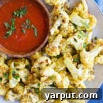 Baked Cauliflower Pizza Bites
