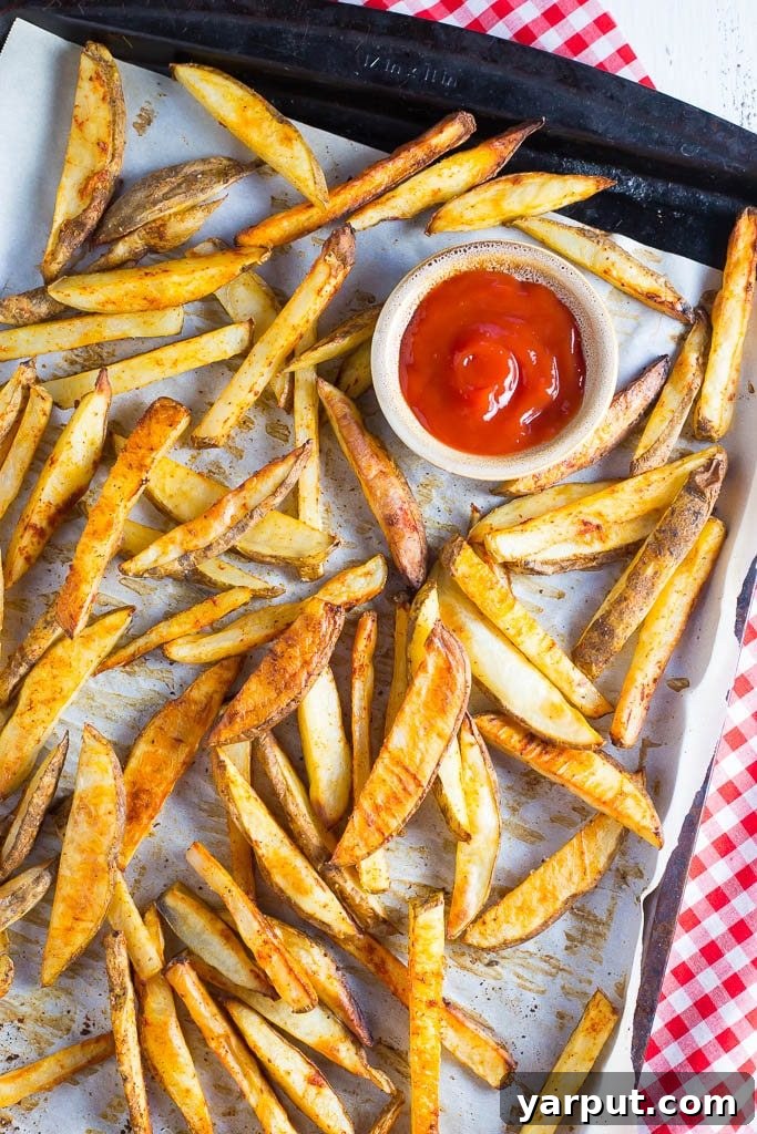 55 Refreshing & Healthy Summer Sides 46 Crispy Oven Baked French Fries, a healthier alternative to fried potatoes