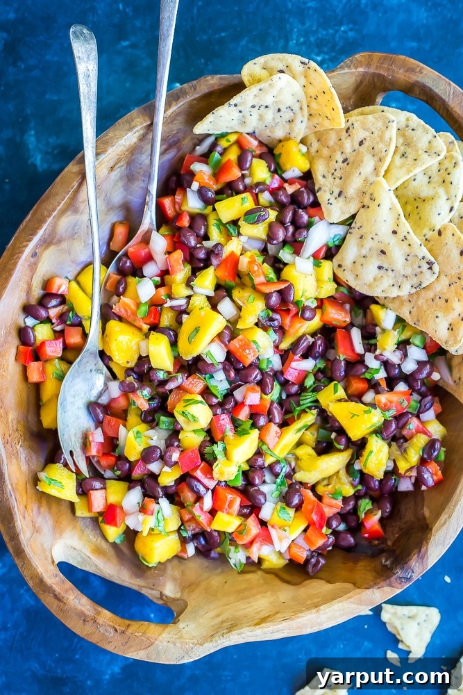 55 Refreshing & Healthy Summer Sides 20 Easy Mango Black Bean Salad, a sweet, savory, and refreshing summer side