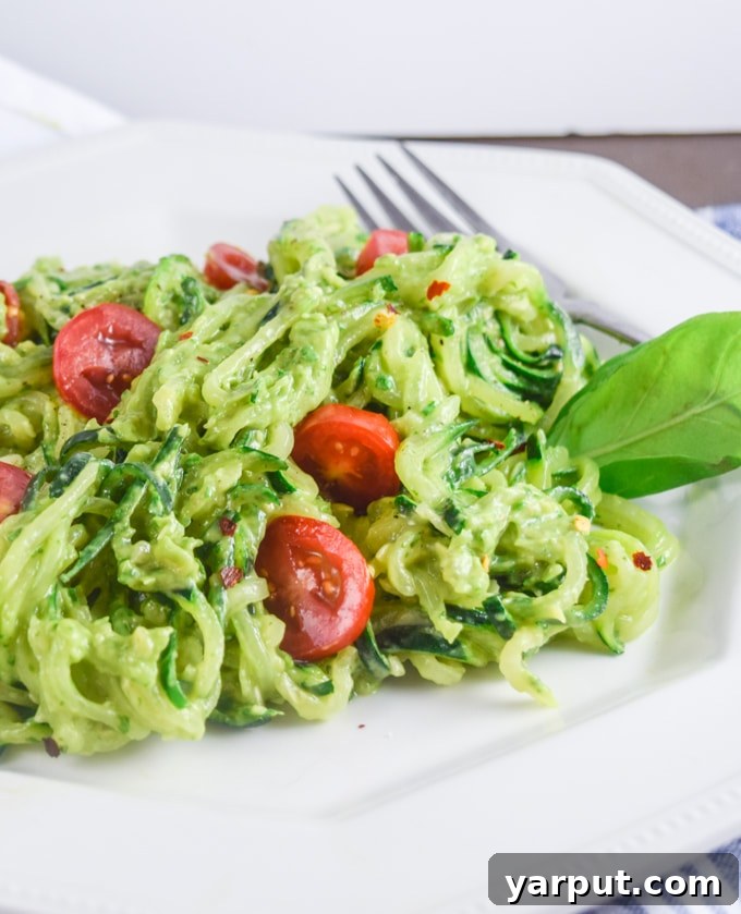 Fast & Fresh 30 No-Cook Meals 30 avocado-pesto-cucumber-noodles-zucchini