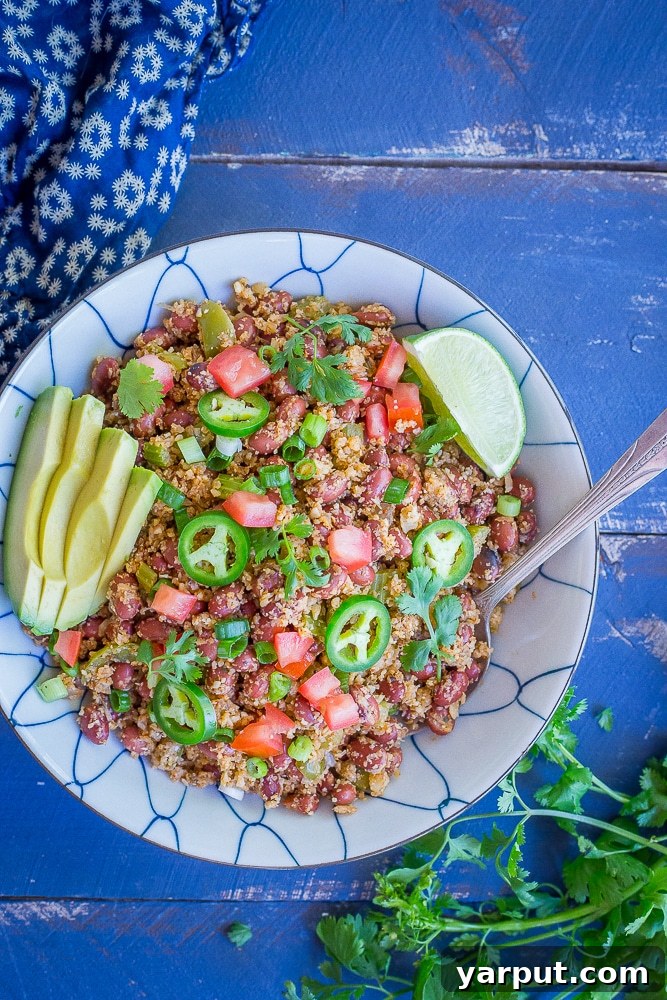 Effortless 30-Minute Red Beans and Cauliflower Rice 6 30 Minute Red Beans and Cauliflower Rice-7426