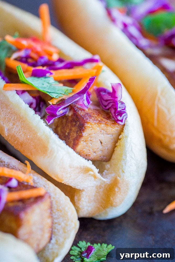 Smoked Homemade Vegan Sausages 4 Smoky Homemade Veggie Dogs Main - A delicious and flavorful veggie hotdog alternative. Perfect for an easy dinner or your next BBQ. Vegan/Veggie Hotdogs