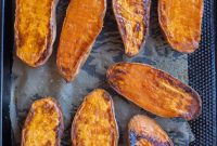 Make-Ahead Roasted Sweet Potato Halves for Meal Prep