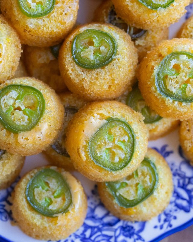 Upside-Down Jalapeno Cornbread Bites Recipe